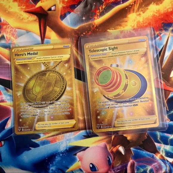 Pokemon | Other | Pokemon Vivid Voltage Gold Card Set | Poshmark